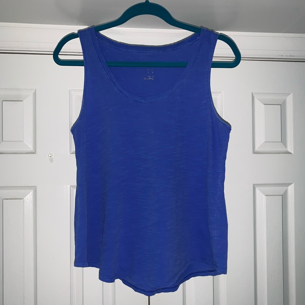 Blue tank top